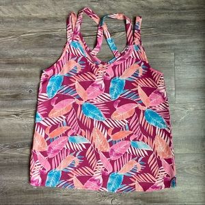 Small Pink Rose Tropical Tank Top